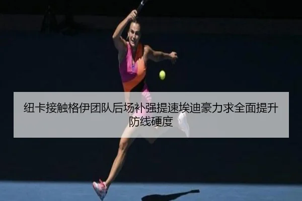 纽卡接触格伊团队后场补强提速埃迪豪力求全面提升防线硬度